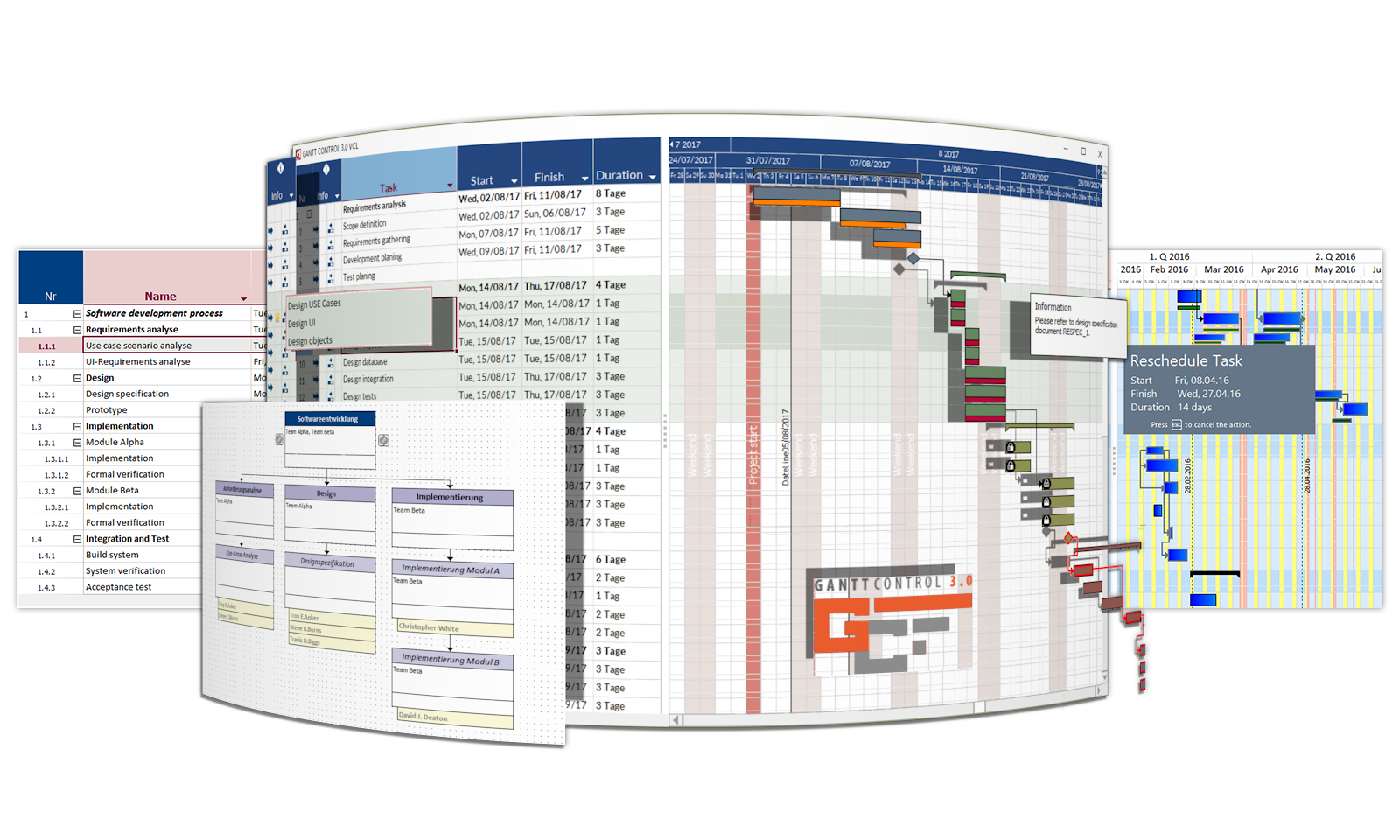 Windows 10 Gantt Control VCL full